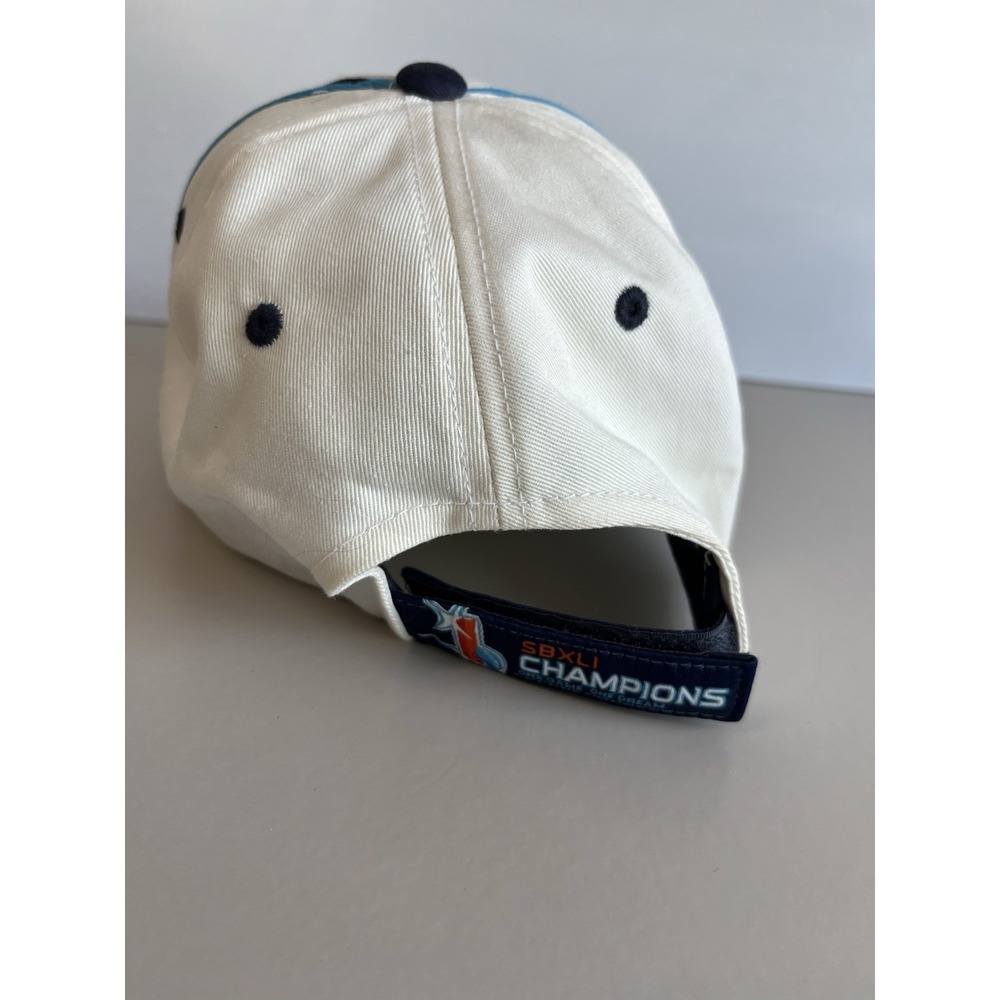 Indianapolis Colts 2007 NFL SUPER BOWL XLI Champions Locker Room Hat Strapback - Picture 4 of 10